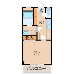 アベニュー屋形の物件間取画像